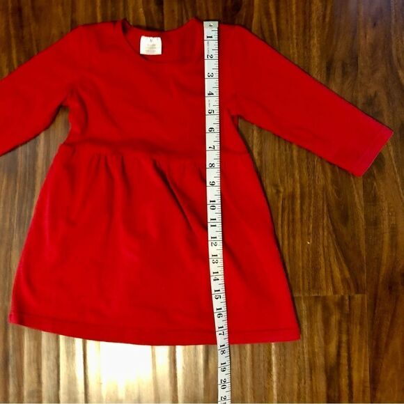 Stripey Candy Cane Santa Infinity Scarf with Red Long Sleeved Size Medium - Picture 12 of 13